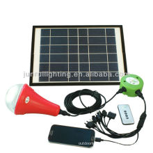 Portable led solar home system for lighting&charging